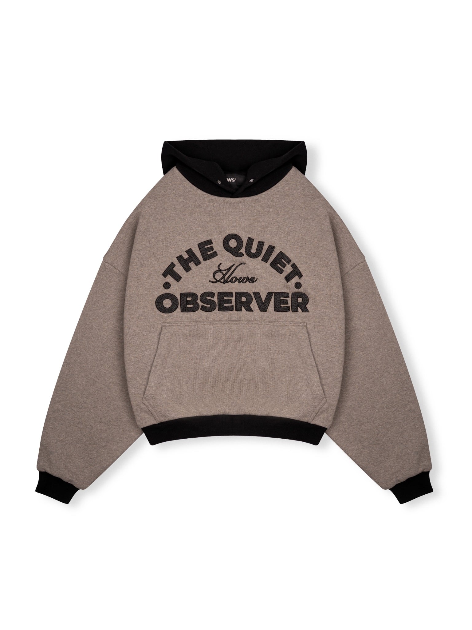  HOWS® QUIET OBSEVER HOODIE / SAND 