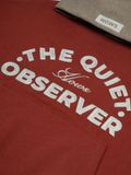  HOWS® QUIET OBSEVER HOODIE / RED 