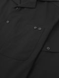  HOWS® LAYERED DETAIL BOXY SHIRT / BLACK 
