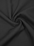  HOWS® LAYERED DETAIL BOXY SHIRT / BLACK 