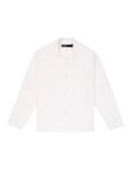  HOWS® LAYERED DETAIL BOXY SHIRT / WHITE 