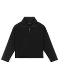  HOWS® IN THE NIGHT HALF ZIP SHIRT / BLACK 