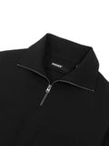  HOWS® IN THE NIGHT HALF ZIP SHIRT / BLACK 