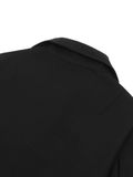  HOWS® IN THE NIGHT HALF ZIP SHIRT / BLACK 
