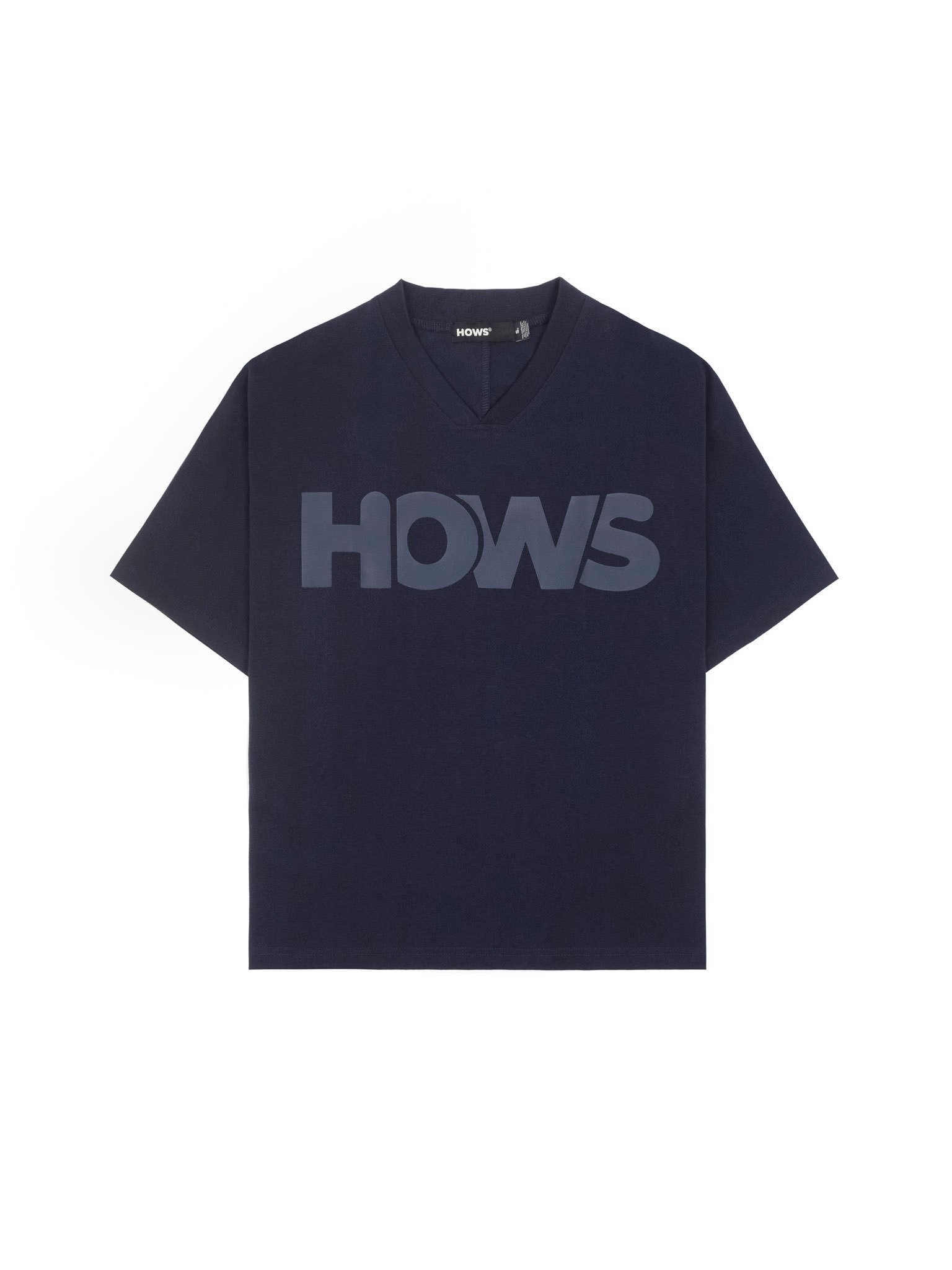  HOWS® RELAXED THE NOISE V-NECK / DARK BLUE 