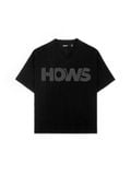  HOWS® RELAXED THE NOISE V-NECK / BLACK 
