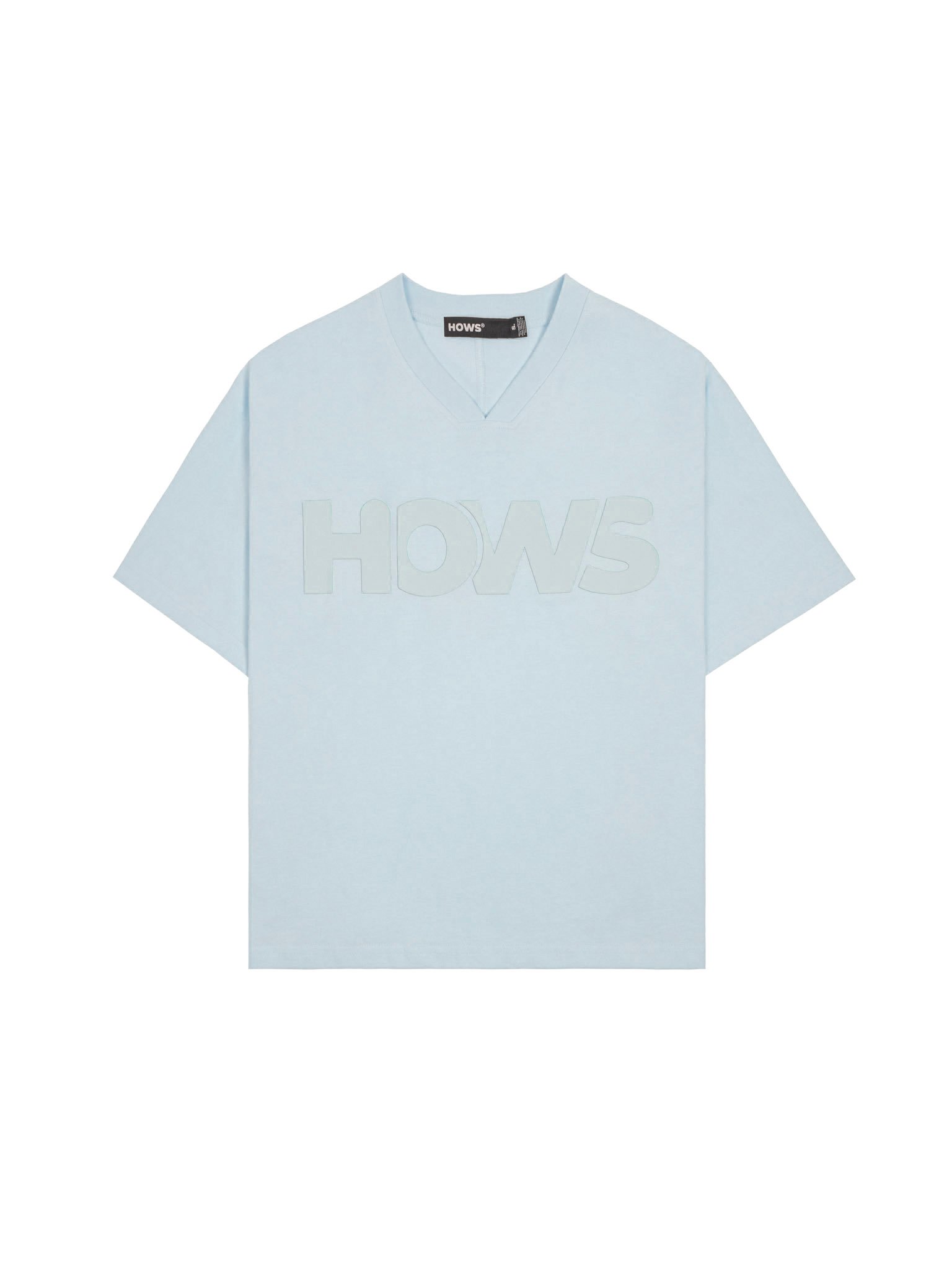  HOWS® RELAXED THE NOISE V-NECK / SMOKY GREY 