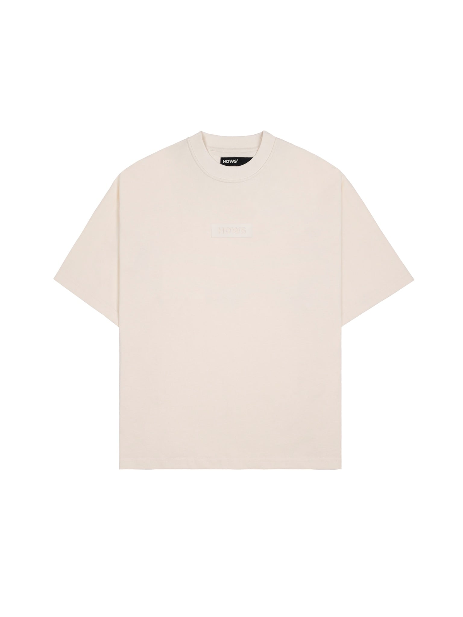  HOWS® BASIC TEE NEW VERSION / MILK 