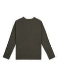  HOWS® WAFFLE LONG SLEEVE HENLEY / DARK MOSS 