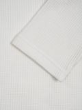  HOWS® WAFFLE LONG SLEEVE HENLEY / WHITE 
