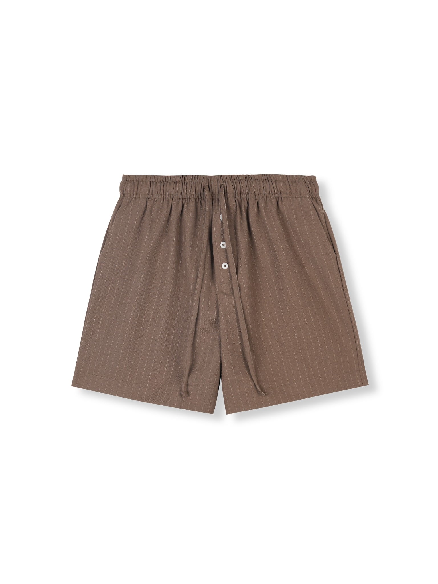  HOWS® URBAN PINSTRIPE SHORTS / BROWN 