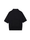  HOWS® KNITTED BASIC POLO / BLACK 