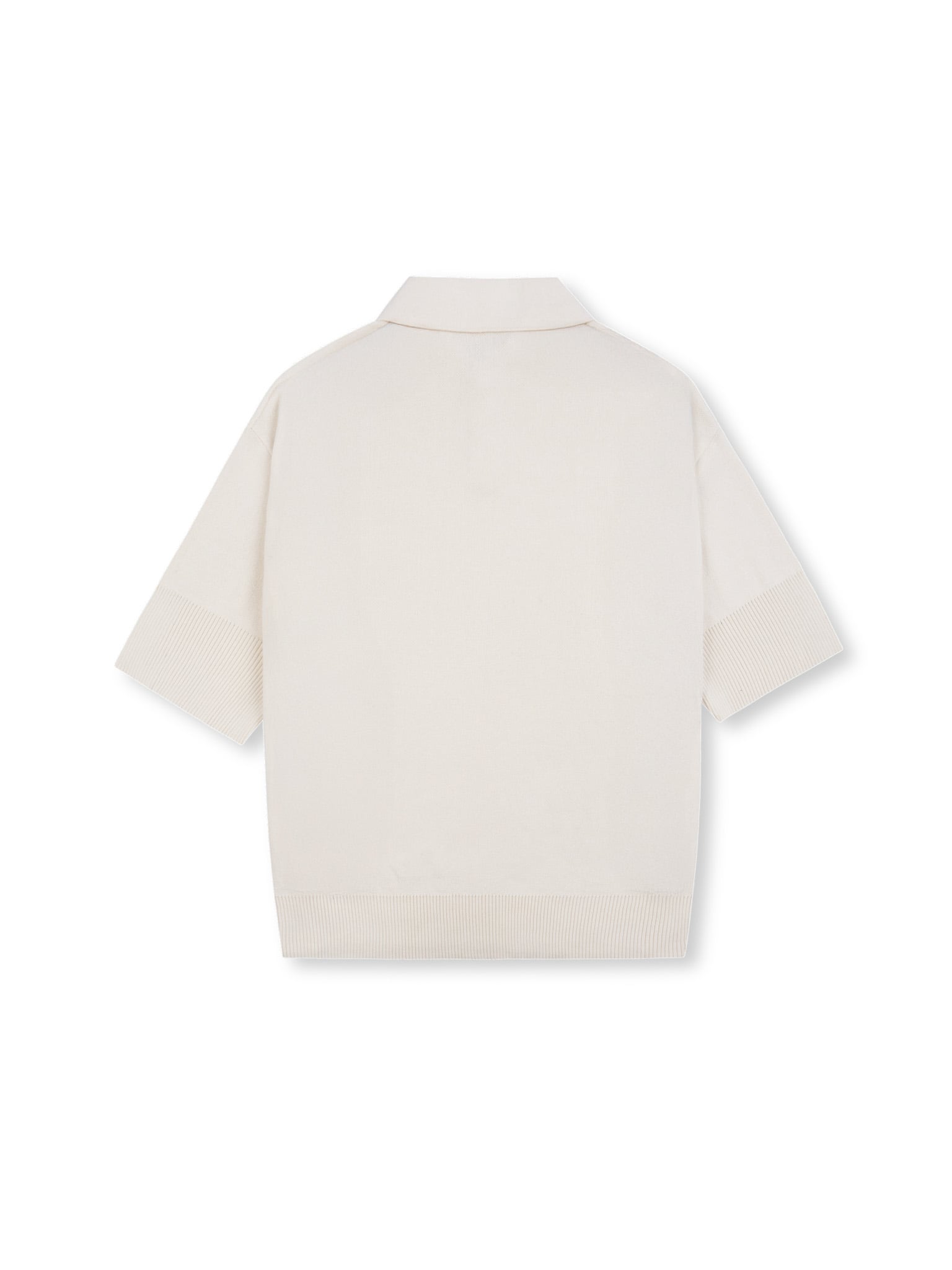  HOWS® KNITTED BASIC POLO / CREAM 