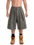  HOWS® TECHNO BAGGY SHORT / LEOPARD PRINT 