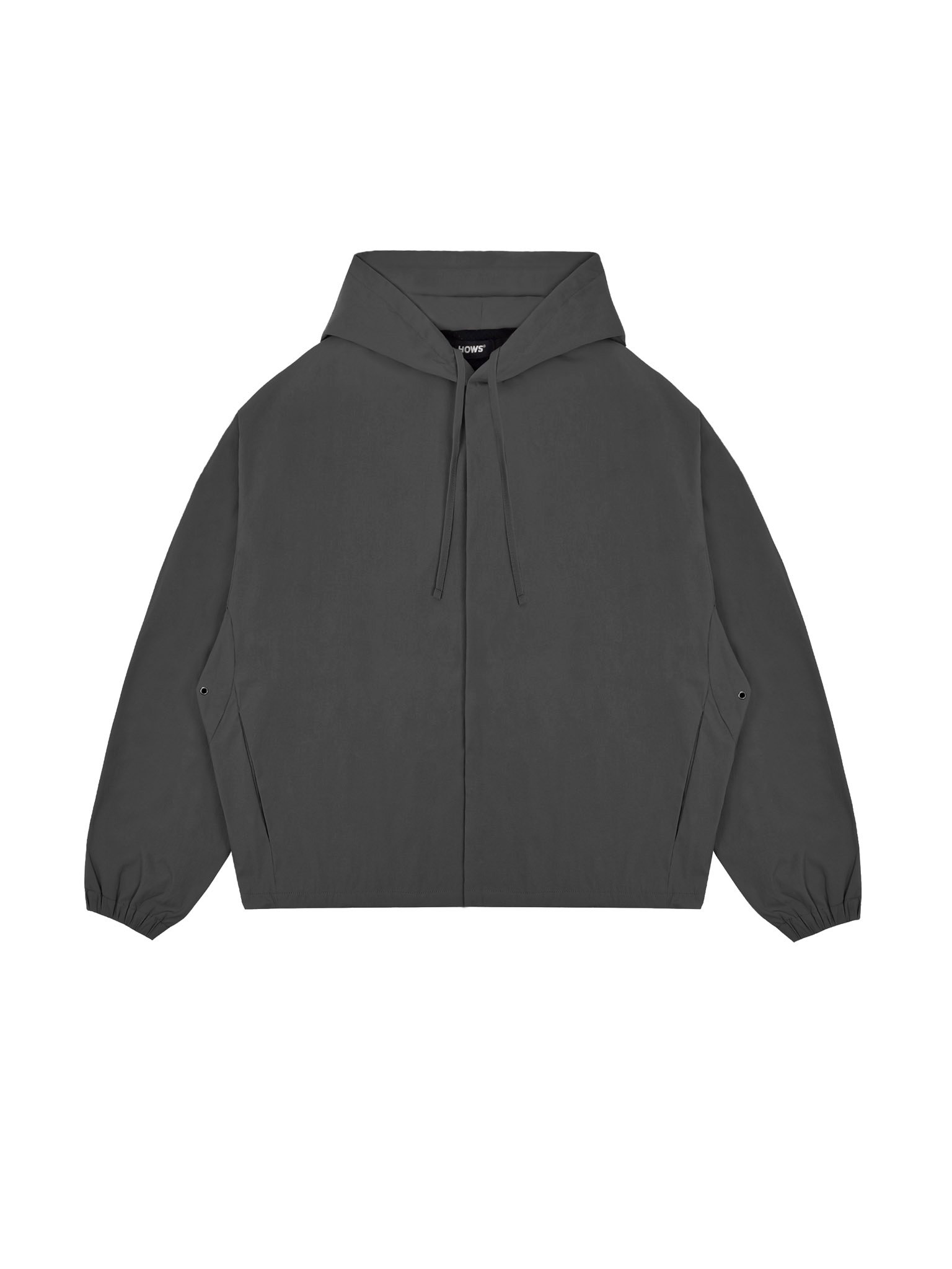  HOWS® NYLON WINDBREAKER JACKET / LEAD GRAY 