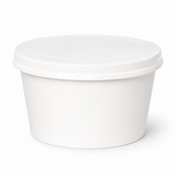  Bộ tô giấy trắng 1000ml + nắp giấy 