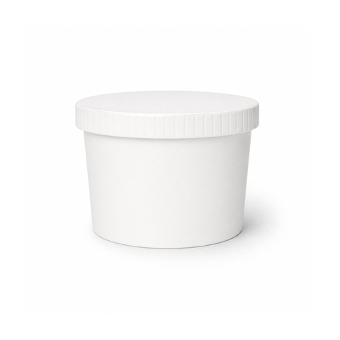  Bộ tô giấy trắng 8.5oz-250ml + nắp giấy 
