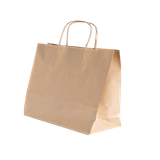 Túi giấy kraft (Rộng*Hông*Cao ~ 25x14x25cm) quai xách 120gsm