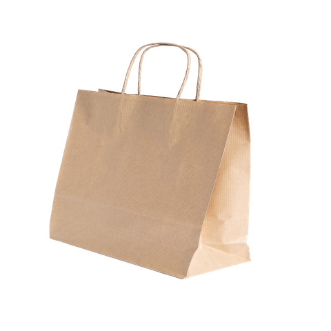  Túi giấy kraft (Rộng*Hông*Cao ~ 25x14x25cm) quai xách 120gsm 