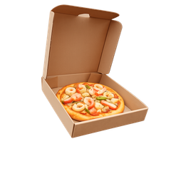  Hộp giấy pizza 17x17x4.5cm 