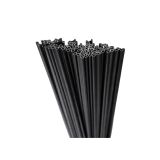 Ống khuấy cà phê trơn đen phi 0.5x15x500g (ống hút nóng dập đôi)