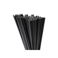  Ống khuấy cà phê trơn đen phi 0.5x15x500g (ống hút nóng dập đôi) 