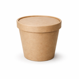 Tô giấy Soup kraft paper cup with paper lid 360ml 