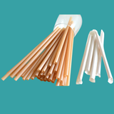  Ống hút bã mía PLA phi 8x210mm bọc màng 