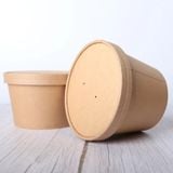  Tô giấy Soup kraft paper cup with paper lid 360ml 
