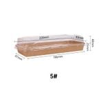Khay giấy kraft sushi nắp PET chống đọng sương #5 SS05