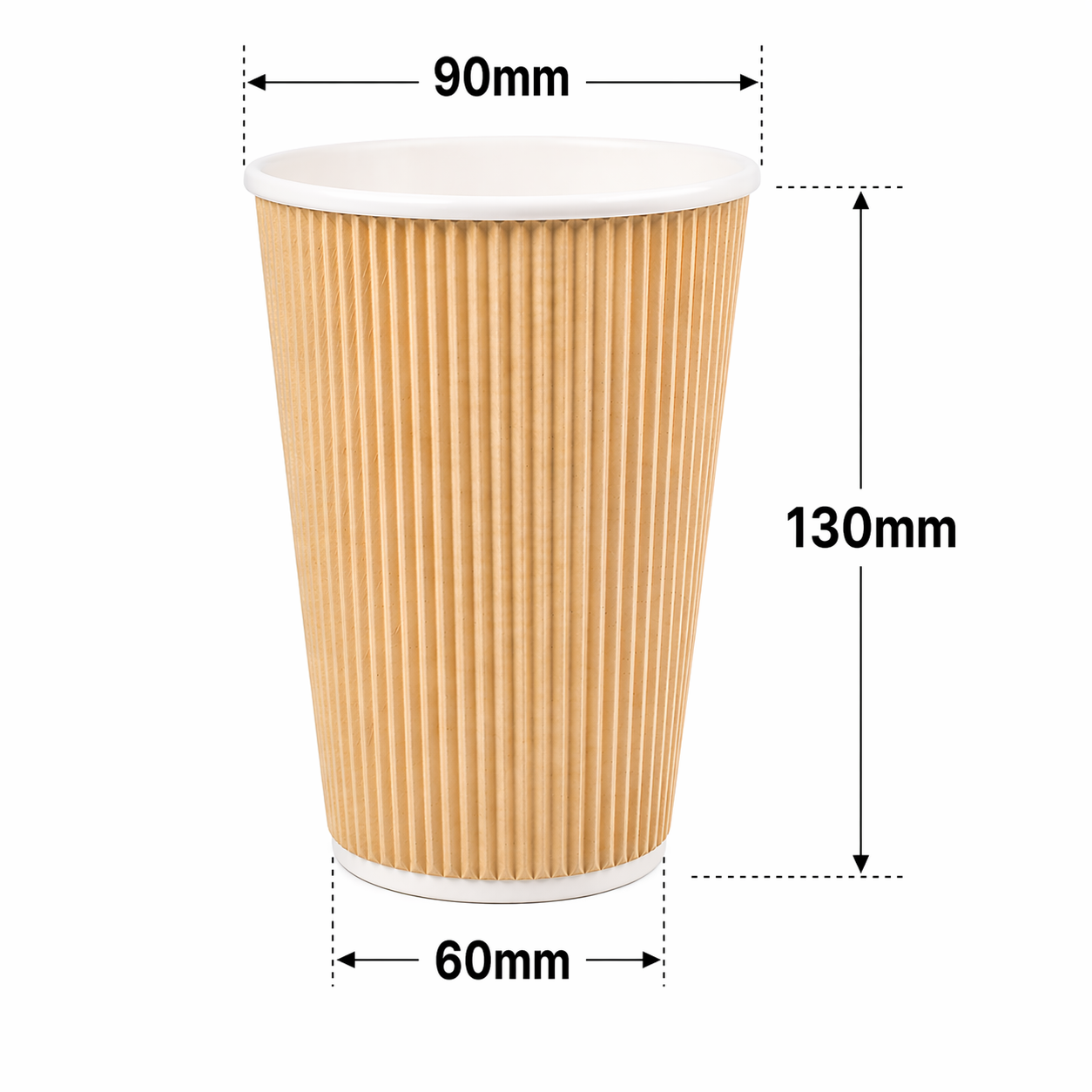  Ly giấy Ripple wall paper cup 16oz