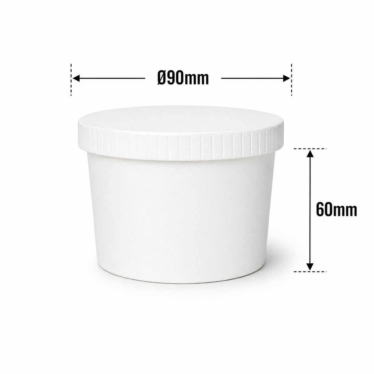  Bộ tô giấy trắng 8.5oz-250ml + nắp giấy