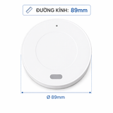  Nắp giấy - Ø89 lỗ dẹt (cho ly giấy 12/14/16/22oz) 