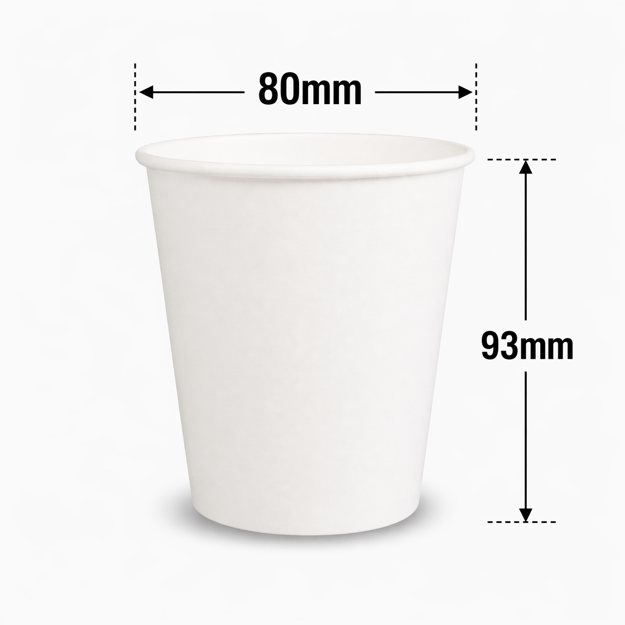  Ly giấy trắng chịu lạnh 240ml - 8oz 260gsm