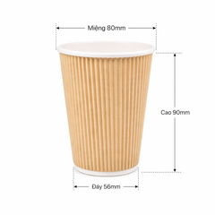  Ly giấy Ripple wall paper cup 8oz 