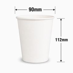  Ly giấy trắng chịu lạnh 360ml - 12oz 280gsm 
