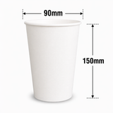  Ly giấy trắng chịu lạnh 650ml - 22oz 280gsm 