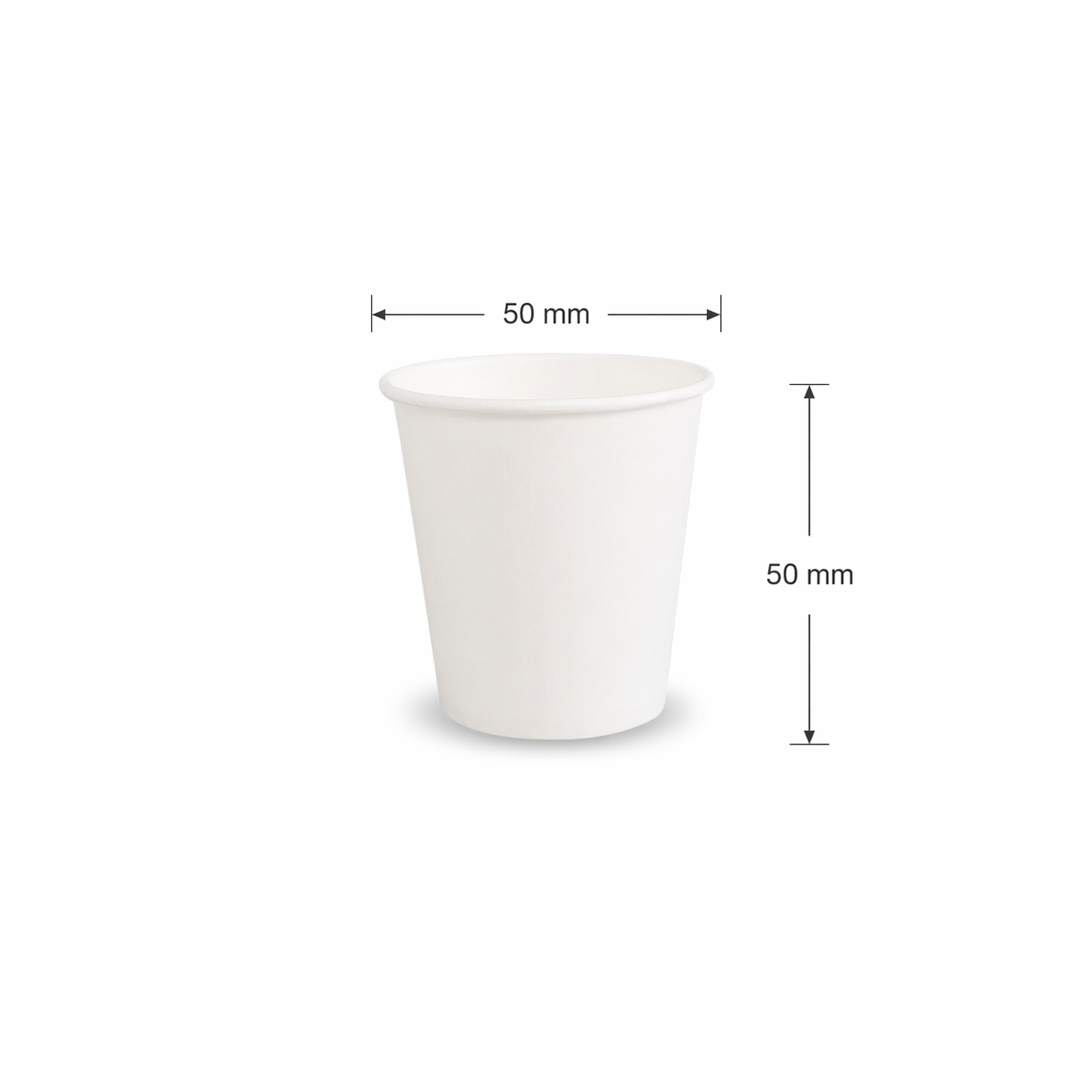  Ly giấy trắng 2.5oz - 75ml