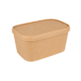 Tô giấy kraft chữ nhật nắp giấy 1000 ml 