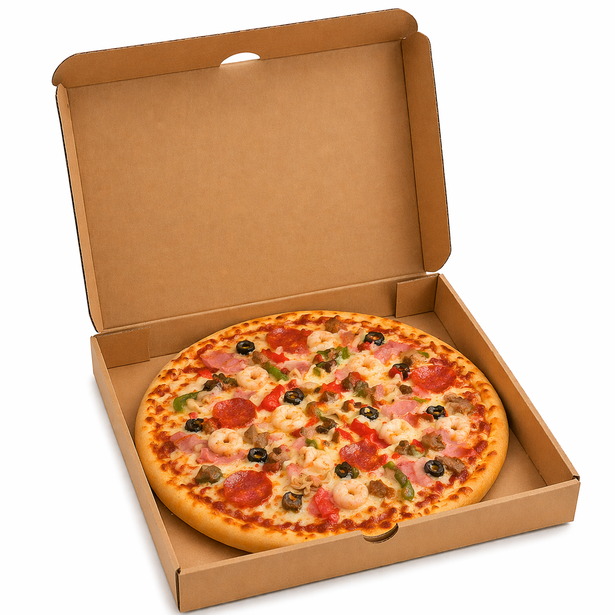  Hộp giấy pizza 24x24x4.5cm