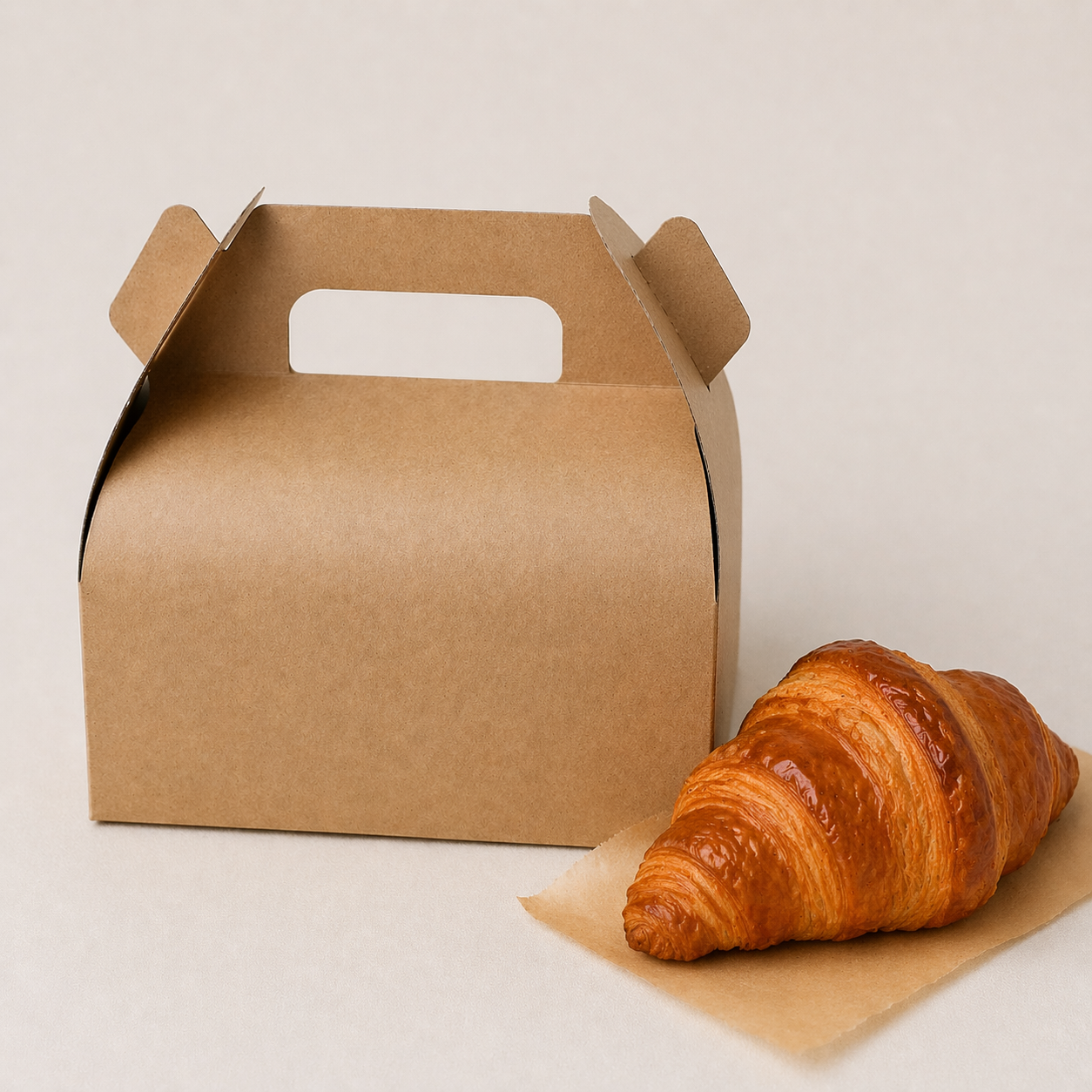  Hộp giấy kraft 20x10x10cm B202 quai xách
