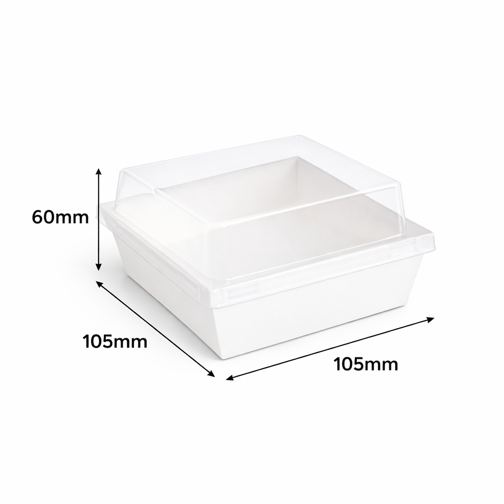  Hộp giấy trắng vuông 10.5