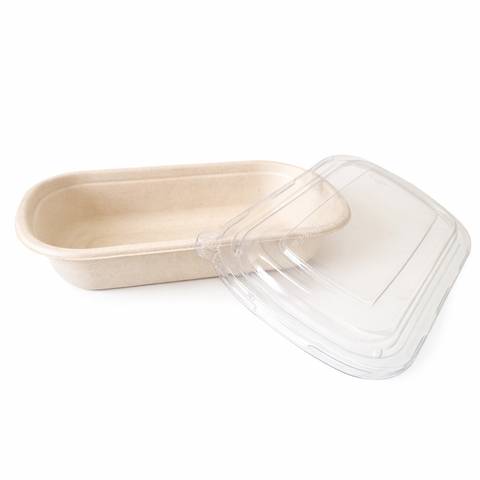  Bộ hộp bã mía 700ml + nắp PET M75 