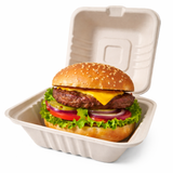  Hộp giấy bã mía FEST BIO BROWN BURGER TAKEAWAY BOX 600ml 