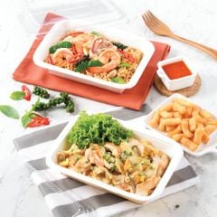  Hộp giấy FEST CHOICE TAKEAWAY BOX WITH LID 650 ml 