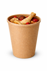  Tô giấy Soup kraft paper cup with paper lid 780ml 