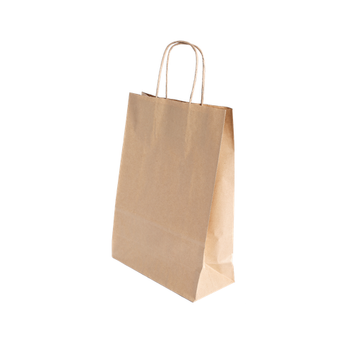  Túi giấy kraft (Rộng*Hông*Cao ~ 20x13x25cm) quai xách 120gsm 