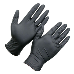 Găng tay Nitrile đen không bột size L 240mm 