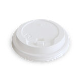  Nắp TTK 37x80 PP trắng nút bật (cho ly giấy 8oz) 