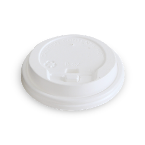  Nắp TTK 37x80 PP trắng nút bật (cho ly giấy 8oz) 